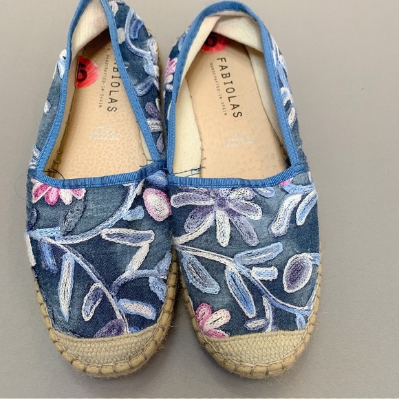 FabioLas Embroidered Espadrilles, 36. - Picture 2 of 9
